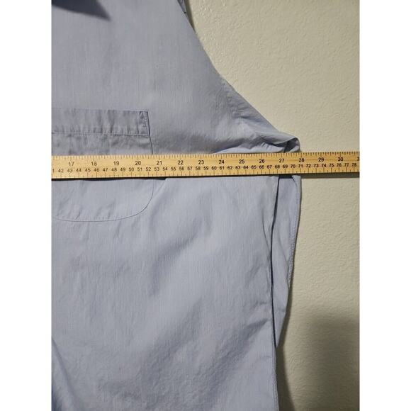 Jos A Bank Men's Executive Collection Light Blue Cotton Dress Shirt 17.5 x 35 - Picture 3 of 5